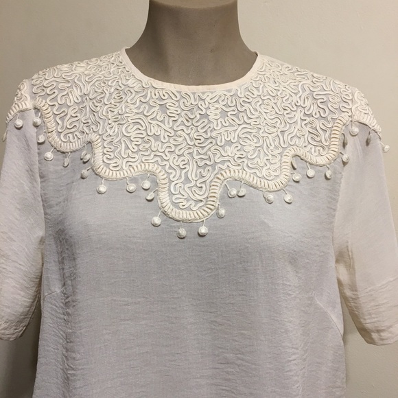 H&M cream shirt - Picture 2 of 7